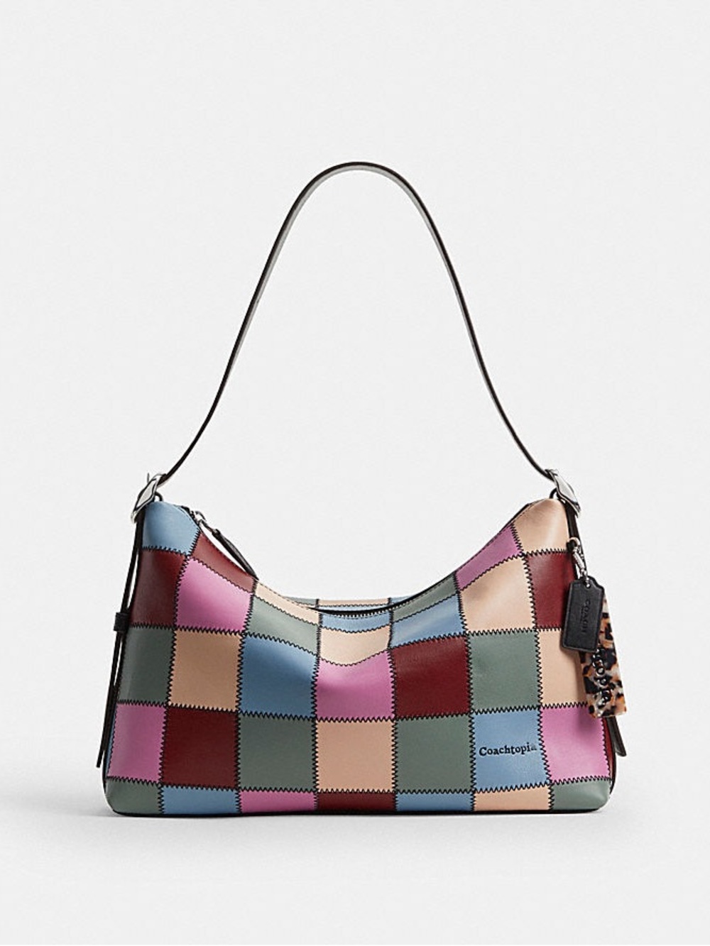 Coachtopia Alter/Ego Slouchy Shoulder Bag Upcrafted Leather Multi NWT CBE00